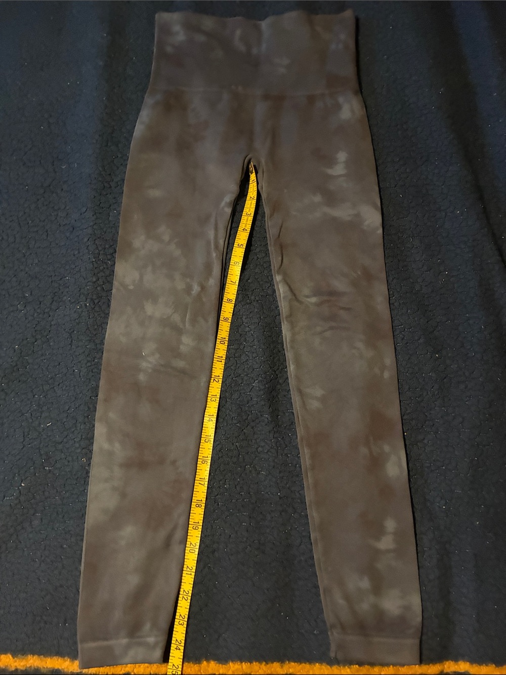 SPANX gray Tie-Dye tights leggings
